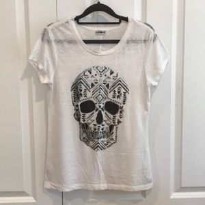 NWOT Express Skull Graphic Tee